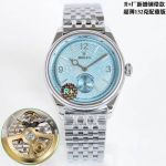 R Factory Rolex Oyster Perpetual 1908 Series 39mm Cal.7140 Movement Green/Blue Face Watch